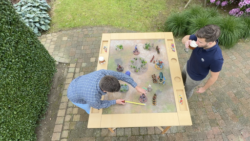 Table de jeu en bois (40K & AOS) - Fixe